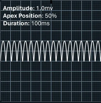 Image of the duration at 100ms